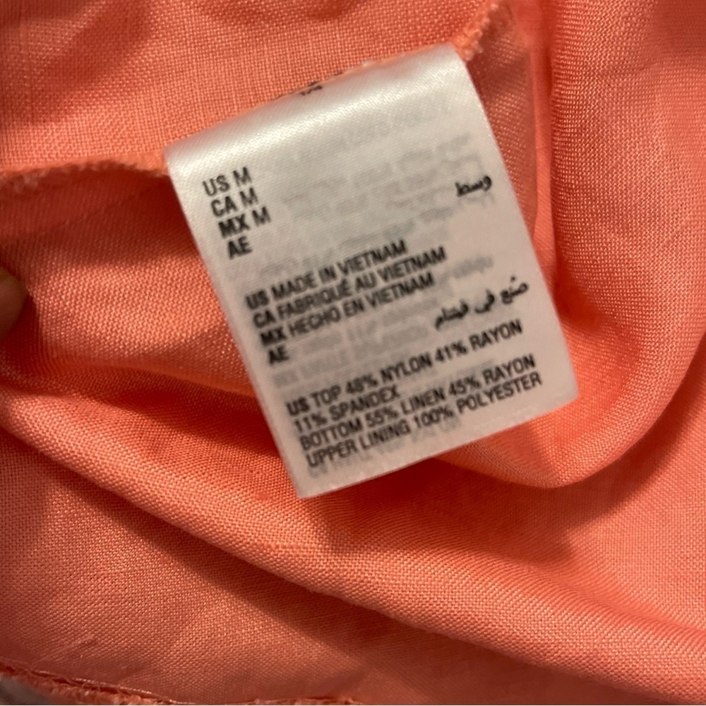 Alfani Women's Layered-Look Midi
Sleeveless Dress Size M Sunrise Coral - Picture 4 of 15